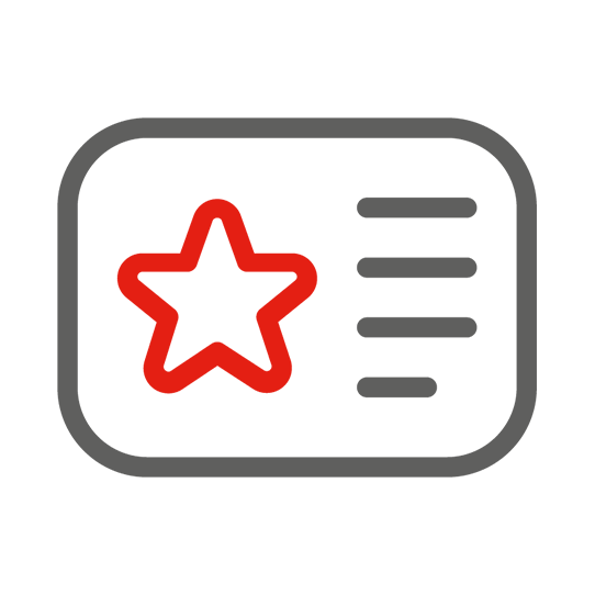 Ícone: Condições exclusivas